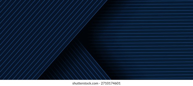 Blue abstract background with modern corporate technology concept presentation or banner design. Vector illustration.eps10