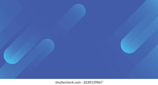 Fundo abstrato azul.  Design de tendência moderno e criativo na ilustração vetorial
