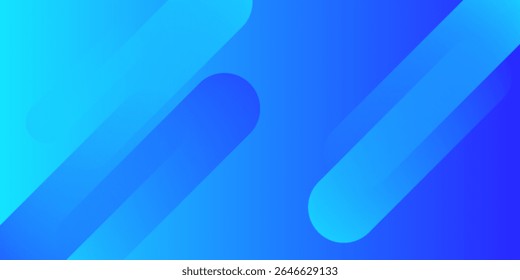 Fundo abstrato azul.  Design de tendência moderno e criativo na ilustração vetorial
