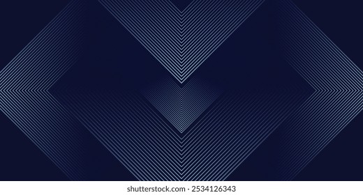 Blue abstract background. Modern shiny blue gradient lines