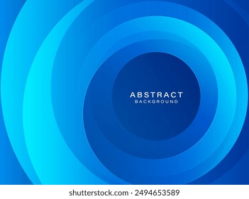 Blue abstract background. Modern simple bright blue geometric shapes design. Futuristic graphic. Suit for banner, brochure, flyer, poster, cover, website, corporate. Vector illustration