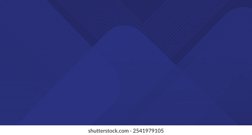 blue Abstract background. Modern simple blue geometric design. Minimal shapes.