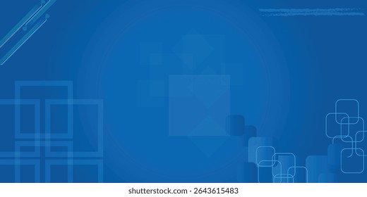 Fondo abstracto azul. Fondo abstracto azul moderno de la línea de la caja cuadrada para el diseño de la presentación, el Anuncio, el volante y el Vector de la tarjeta de visita eps 10