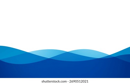 Fondo abstracto azul Ilustración vectorial moderna