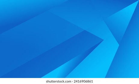 Blue abstract background. modern abstract wide banner with geometric shapes. Vector illustration