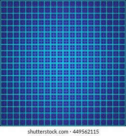 Blue abstract background. Multi-layer lattice. Vector illustration.