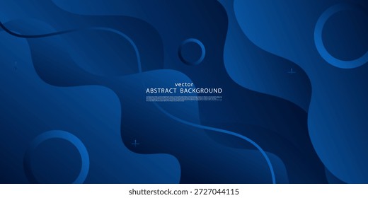 Fundo abstrato azul com sobreposição de design de padrão em forma de onda. Conceito de elemento de plano de fundo de banner legal. Vetor eps10.
