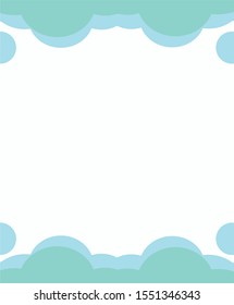 blue abstract background pattern in flat design style