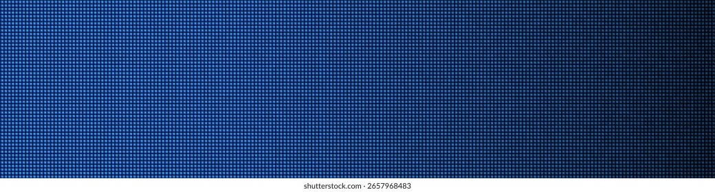Blauer abstrakter Hintergrund, Pixellicht BG für digitale Technologie, künstliche Intelligenz, Machine Learning Grafik, Software Engineering Design, Cyber Security Pattern. Vektorhintergrund.