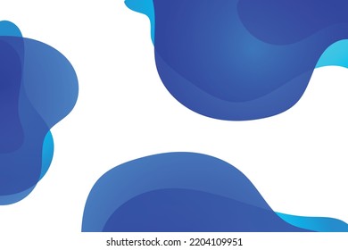 blue Abstract background with place for text. Composition of smooth dynamic waves, striped liquid shapes.