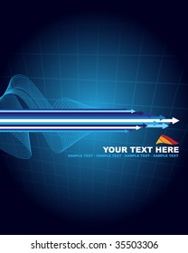Plano de fundo abstrato azul com lugar para texto