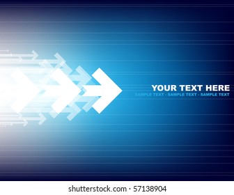 Blue abstract background with place for text
