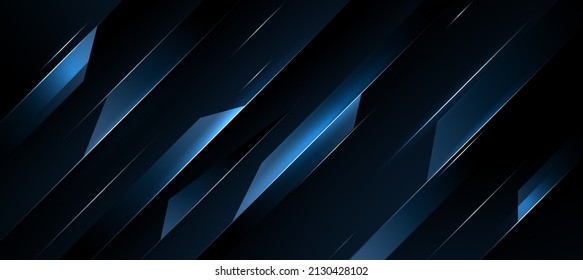 blue abstract ,background polygon elegant background and banner business m product present