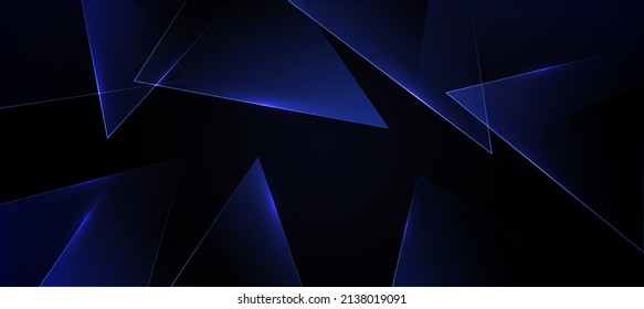 blue abstract ,background polygon elegant background and banner business  product present