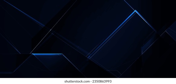 blue abstract ,background polygon elegant background and banner business  product present