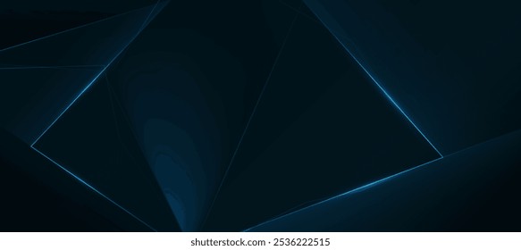 blue abstract ,background polygon elegant background and banner business product present EPS 10