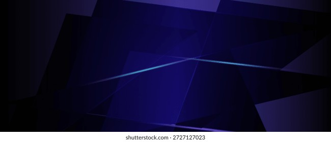 azul abstracto, fondo polígono elegante fondo y Anuncio producto de negocios presente. Vector Eps 10
