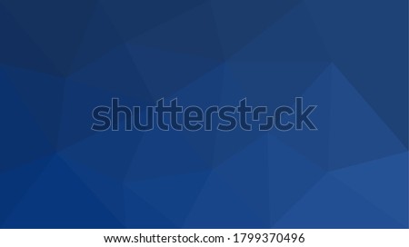 blue abstract background with polygonal style vector design