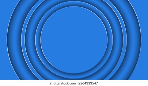 Fondo abstracto azul de formas redondeadas. Fondo para postales y banners, para publicidad y negocios, carteles, sitios web y portadas, ilustración vectorial para diseño gráfico