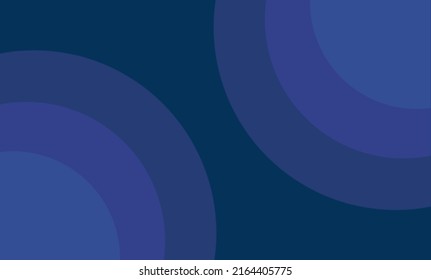 Fondo abstracto azul con diseño redondeado en los bordes
