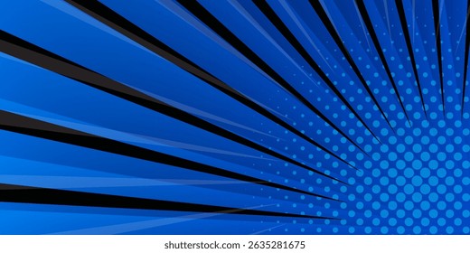 Fundo abstrato azul com formas geométricas brilhantes. Círculo de gradiente azul moderno. Forma dinâmica. Design geométrico mínimo. Conceito futurista.
