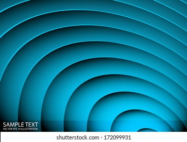 Blue abstract  background shiny vector elegant template - Blue vector lined and lighted illustration 
