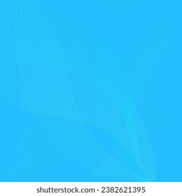 Abstrakter blauer Hintergrund mit glatten Linien. Vektorgrafik für Ihr Design.