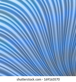 Blue abstract background as smooth small folds
