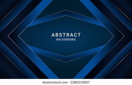 Blue abstract background for social media design pattern vector illustration.