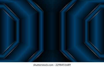 Fondo abstracto azul para la ilustración vectorial del patrón de diseño de medios sociales.