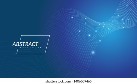 Blue Abstract background space technology for web, banner, print design.