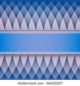 Blue abstract background with space for text.