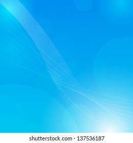 Blue abstract background with space for your text (Vector illustration))