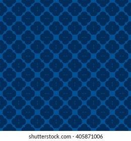 Blue abstract background, striped textured geometric seamless pattern