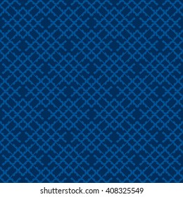 Blue abstract background, striped textured geometric seamless pattern
