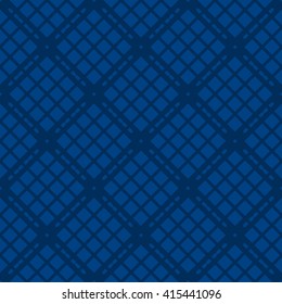 Blue abstract background, striped textured geometric seamless pattern
