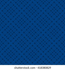 Blue abstract background, striped textured geometric seamless pattern