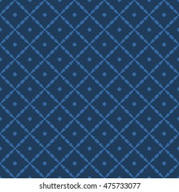 Blue abstract background, striped textured geometric seamless pattern
