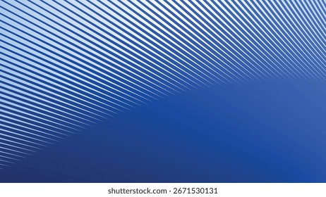 Fondo Abstractas azul con líneas de rayas Patrón de onda geométrica minimalista moderno