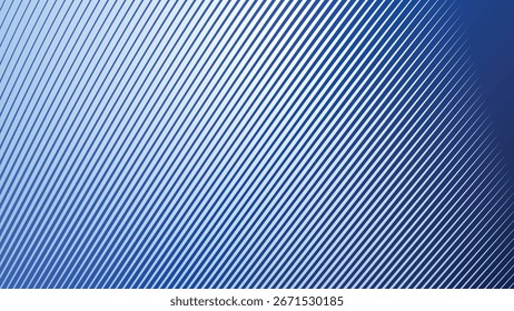 Blue Abstract Background with Stripes Line Modern Minimalist Geometric Wave Pattern