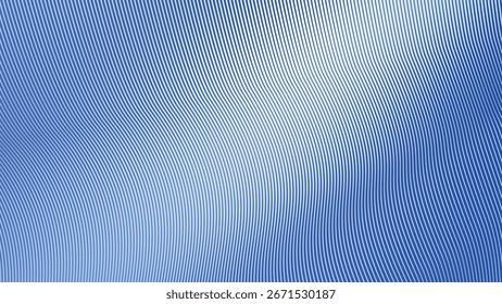 Fondo Abstractas azul con líneas de rayas Patrón de onda geométrica minimalista moderno