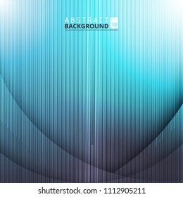 Blue abstract background with strips modern vector illustration