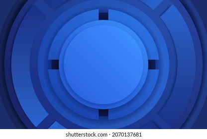 blue abstract background with technology concept