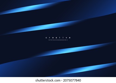 Fondo abstracto azul. Negocio de concepto corporativo azul tecnológico. Diseño para sus ideas, folleto, banner, presentación, afiches. Ilustración vectorial Eps10.