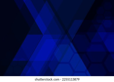 Blue abstract background technology futuristic hud design for business.