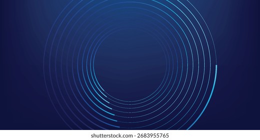 Fundo abstrato azul, tecnologia de alta tecnologia modelo futurista.