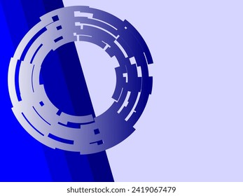 blue abstract background with a technology theme