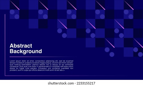 Blue Abstract background template. Digital data concept