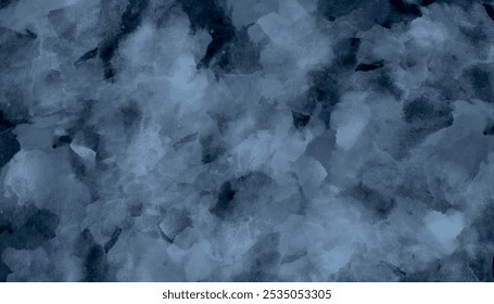 Fundo abstrato azul ou textura. Lindo gradiente escuro mão desenhada pelo fundo grunge pincel.	