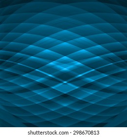 blue Abstract background with Tiles mosaic style. Vector Seamless. wave